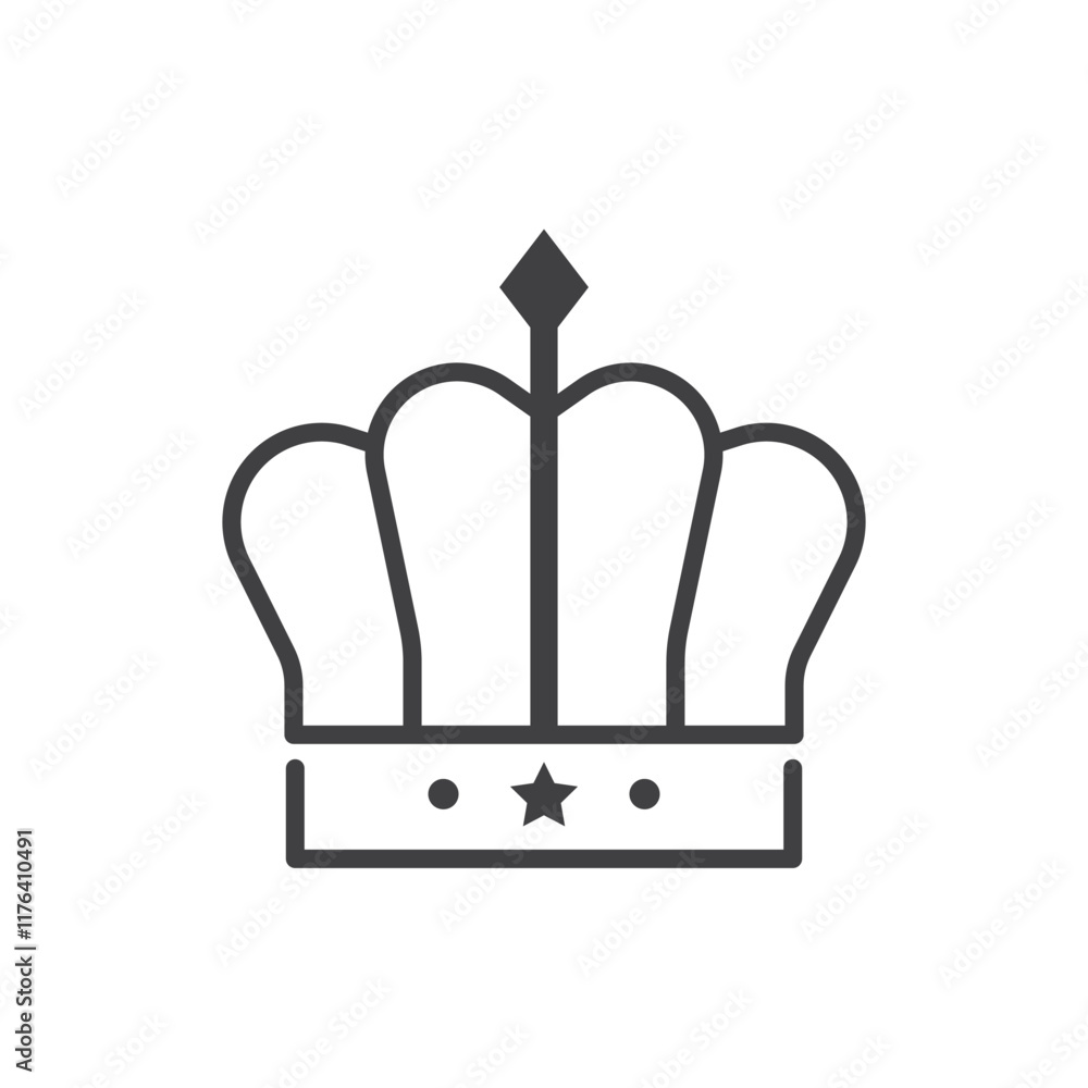Obraz premium Crown icon design