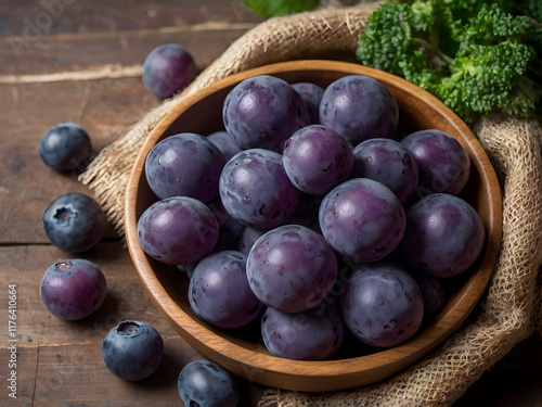 Wallpaper Mural The role of purple foods in seasonal diets, focusing on their availability and benefits during specific times of the year. Torontodigital.ca