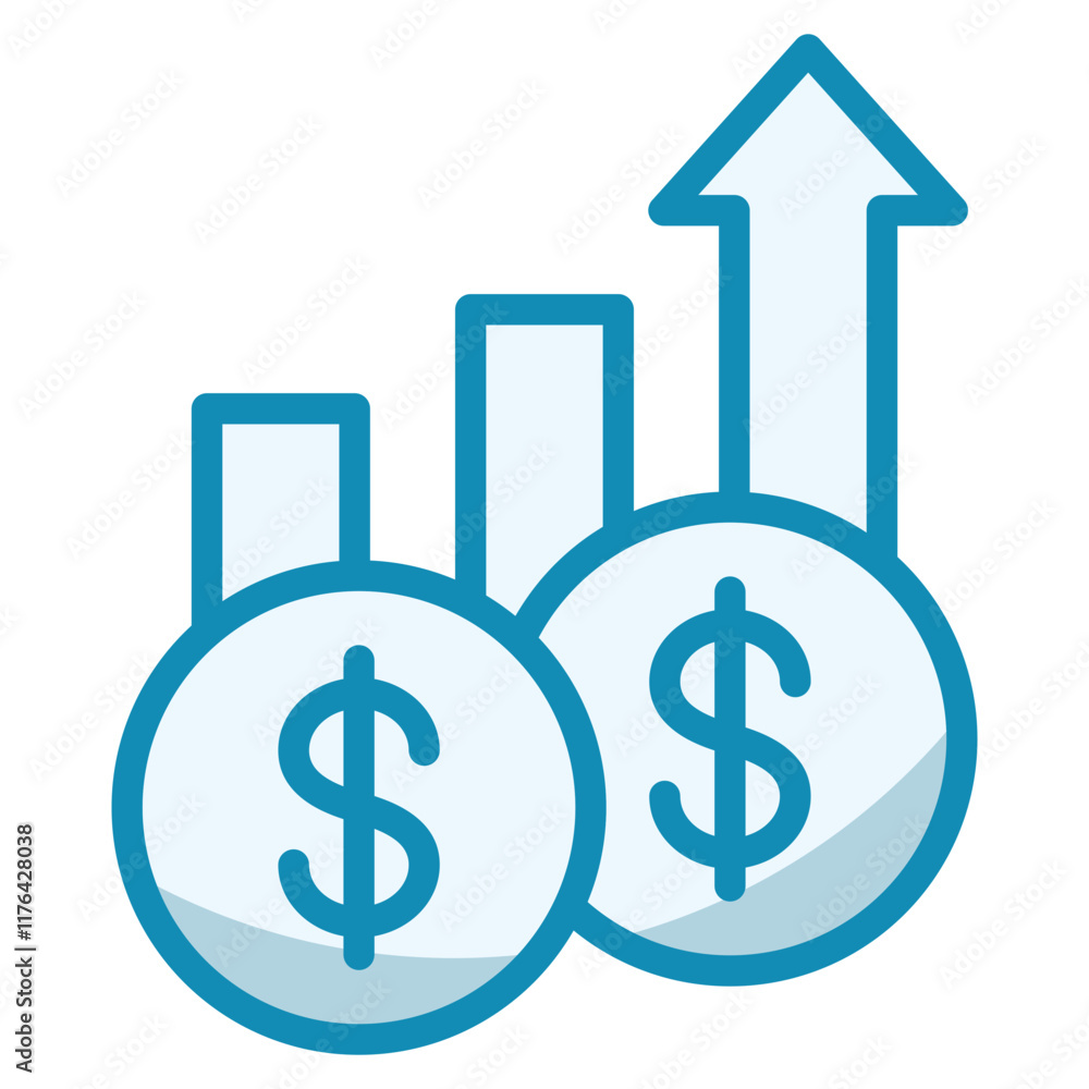 Obraz premium Financial Growth Icon
