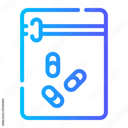 drugs Line Gradient Icon