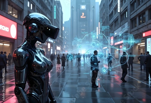 Immersive Worlds of Robots and Humans in AR/VR