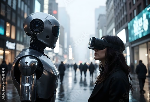 Immersive Worlds of Robots and Humans in AR/VR