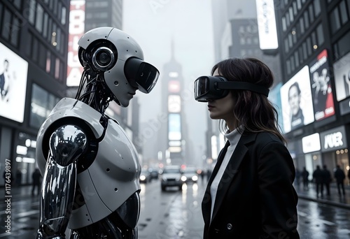 Immersive Worlds of Robots and Humans in AR/VR