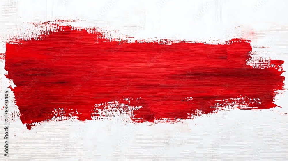 Abstract red paint stroke on white background. (1) Abstract red paint stroke on white background. (1)