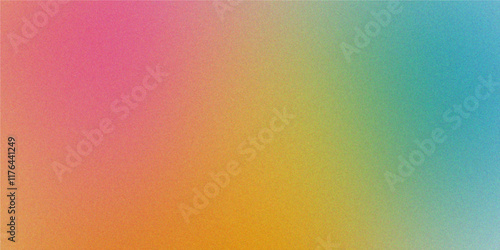 Abstract gradient rainbow color or light colorful background. noise texture colorful gradient for web banner poster background, Colorful grainy texture background blending green, purple and orange .