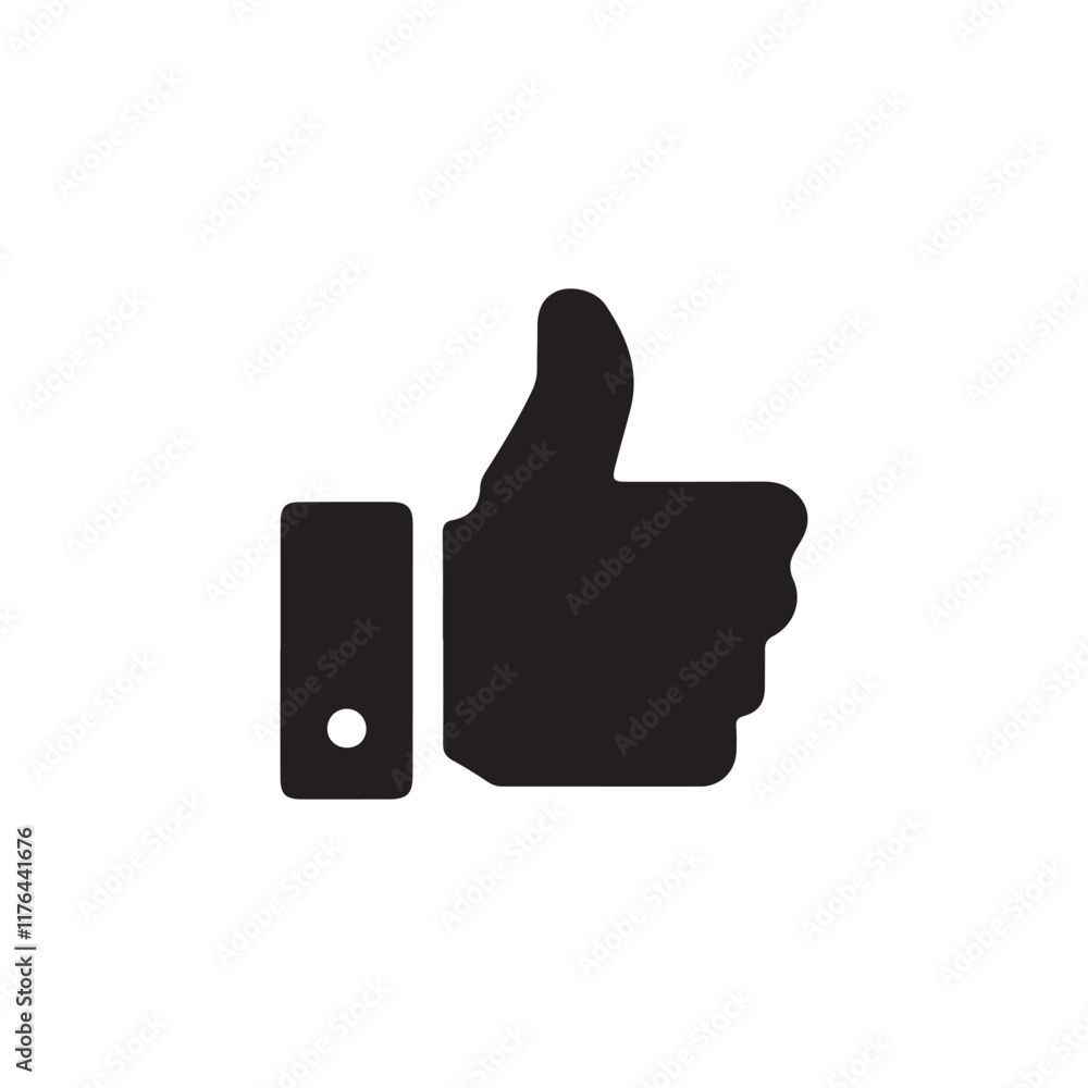 Like icon design on white background Like icon design on white background