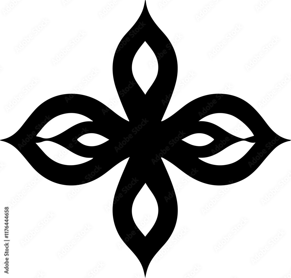a simple motif vector art illustration a simple motif vector art illustration