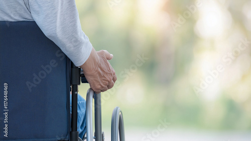 Person in Wheelchair Outdoors