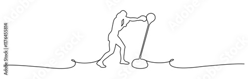 boxing sport illustration vector