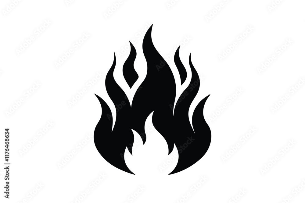 set of fire flames set of fire flames