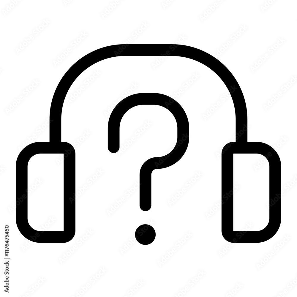 Help Desk Icon, Simple Line Icon Help Desk Icon, Simple Line Icon