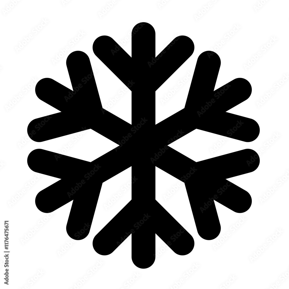 Snowflake Icon, Simple Line Icon Snowflake Icon, Simple Line Icon