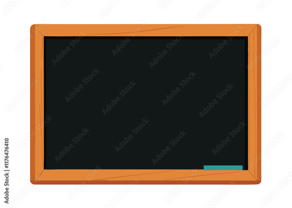 Chalkboard flat illustration on white background
Chalkboard flat illustration on white background
