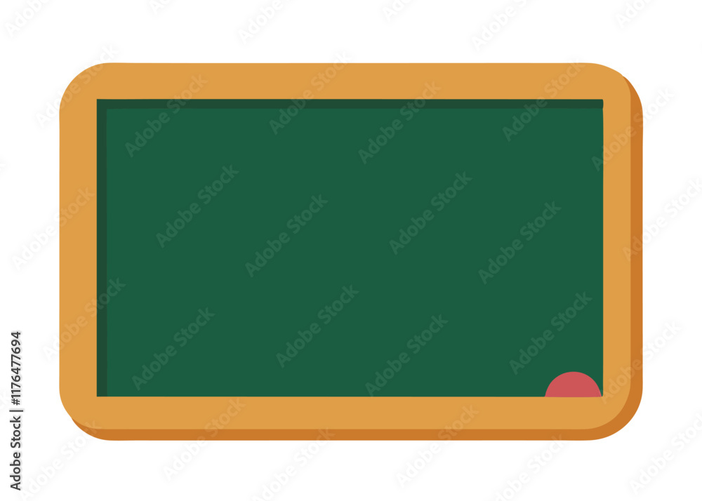 Chalkboard flat illustration on white background
Chalkboard flat illustration on white background