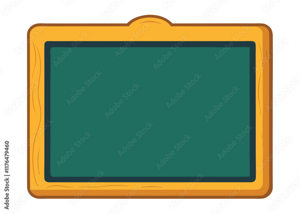 Chalkboard flat illustration on white background
Chalkboard flat illustration on white background