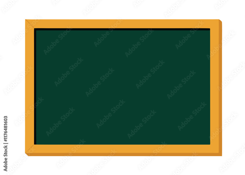 Chalkboard flat illustration on white background
Chalkboard flat illustration on white background