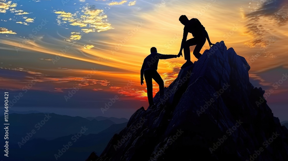Obraz premium Empowering Others: Nurturing success through mentorship, offering resources, and creating supportive networks that empower individuals to achieve their goals.