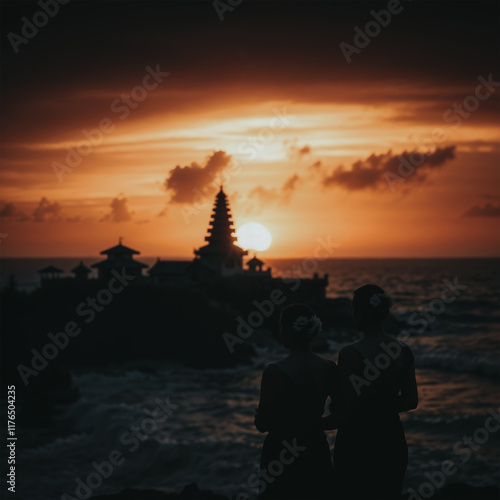 ai images hari raya nyepi balinese day of silence social media background photo