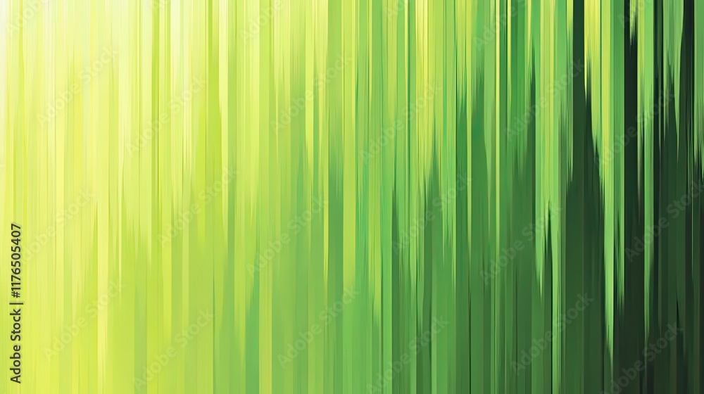 Abstract vertical gradient blending natural greens from soft moss to deep jade with a smooth finish.