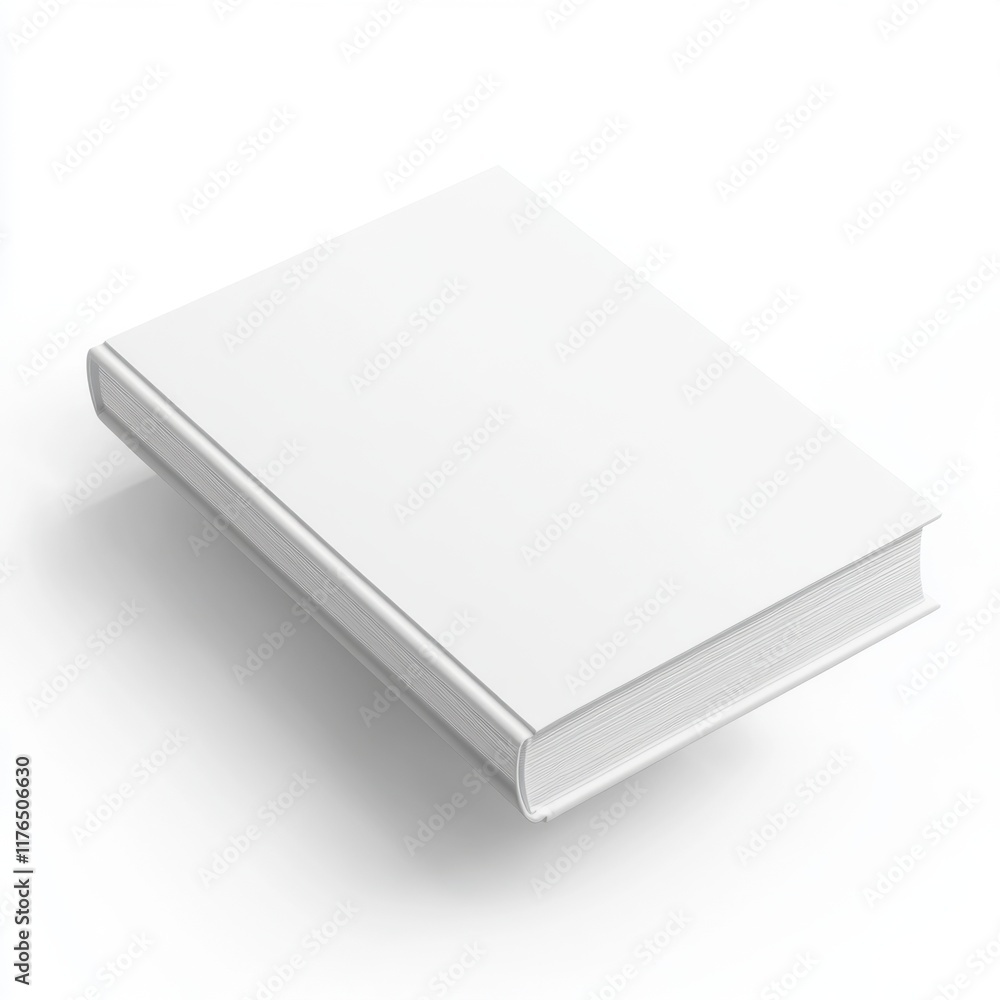 A plain, white book lying flat on a surface, symbolizing a blank canvas for creativity and ideas. A plain, white book lying flat on a surface, symbolizing a blank canvas for creativity and ideas.