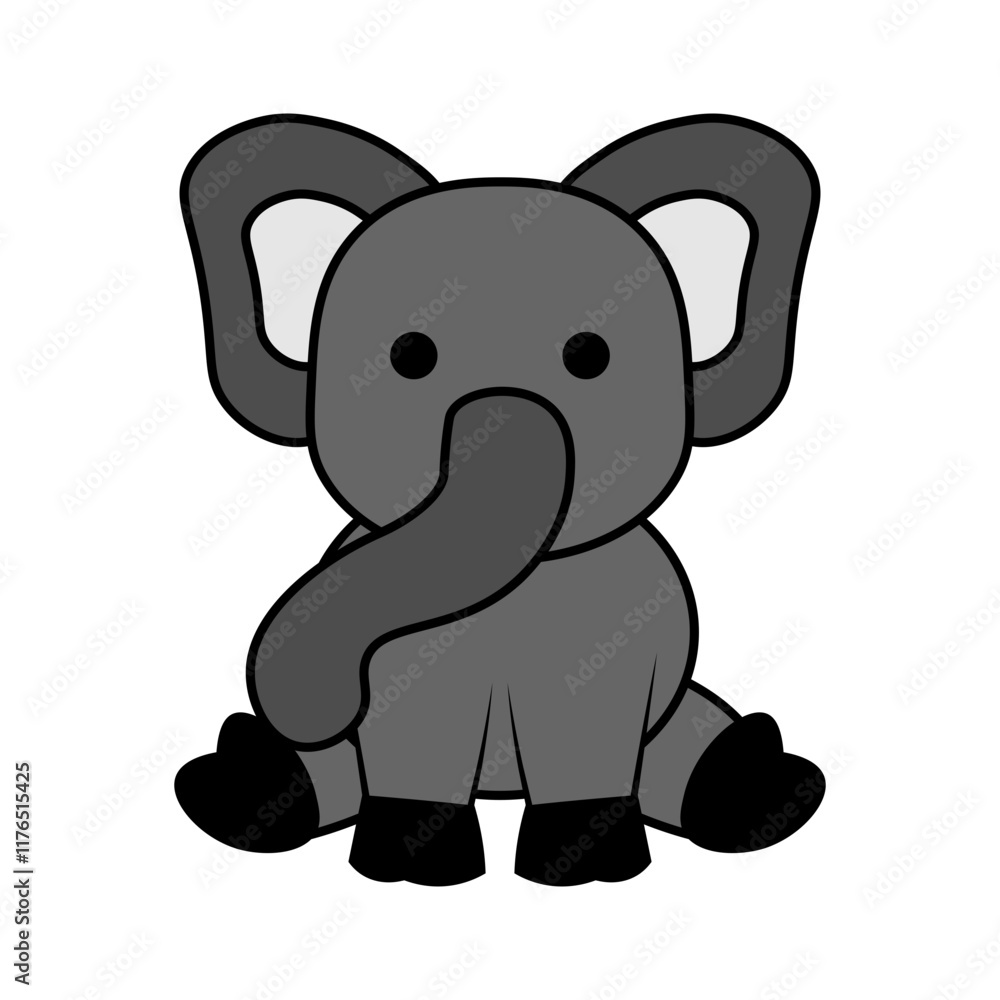 Fototapeta premium Elephant Animal Character