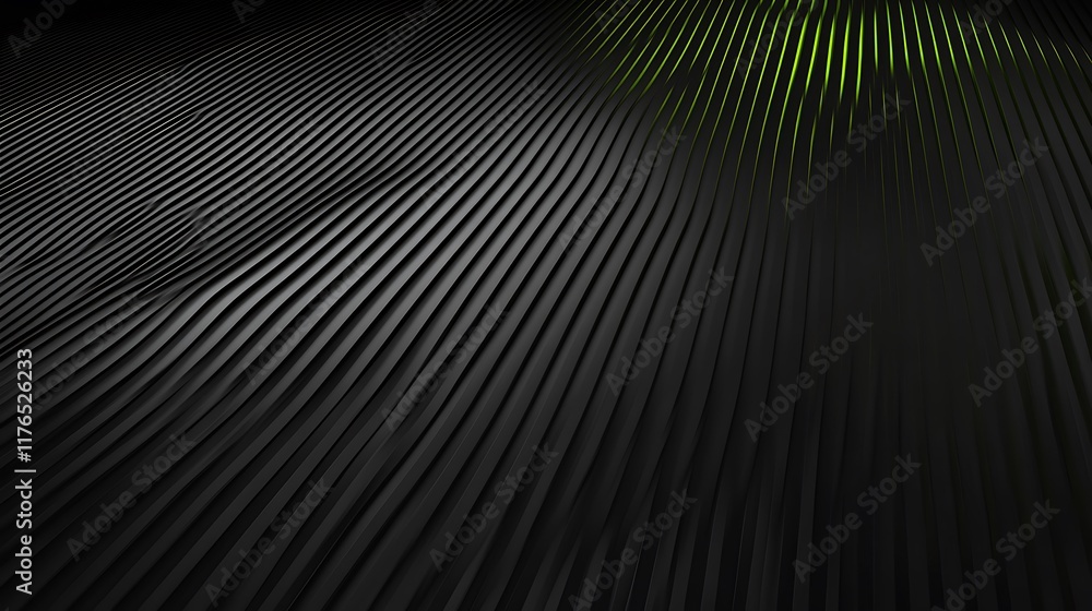 Obraz premium Abstract Black Wavy Lines Background Design