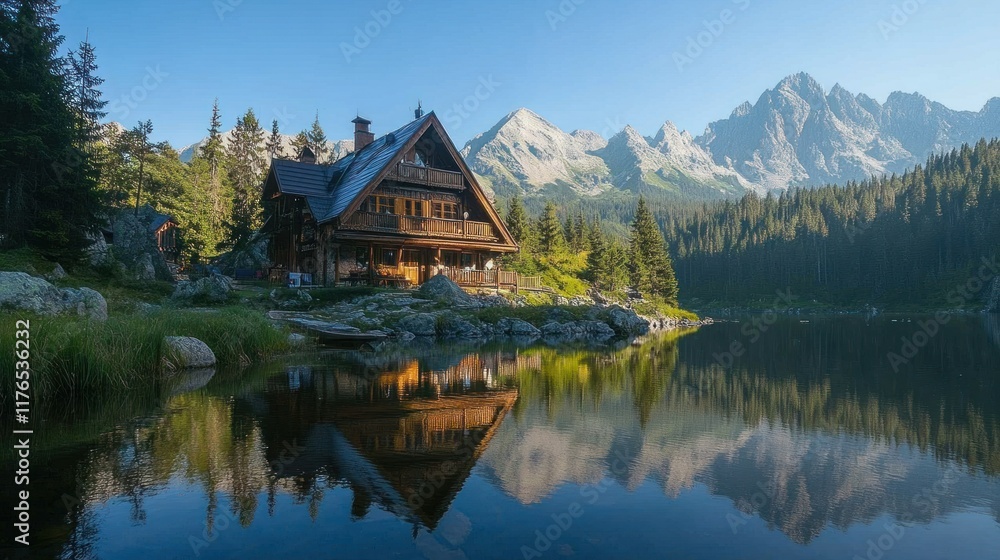 The beauty of Miedziane illuminated by the morning sun, with Szpiglasowa Przelecz nestled amid the dramatic landscape of the Tatras. The beauty of Miedziane illuminated by the morning sun, with Szpiglasowa Przelecz nestled amid the dramatic landscape of the Tatras.