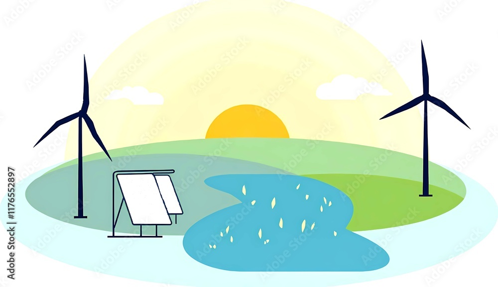 Obraz premium renewable energy sources