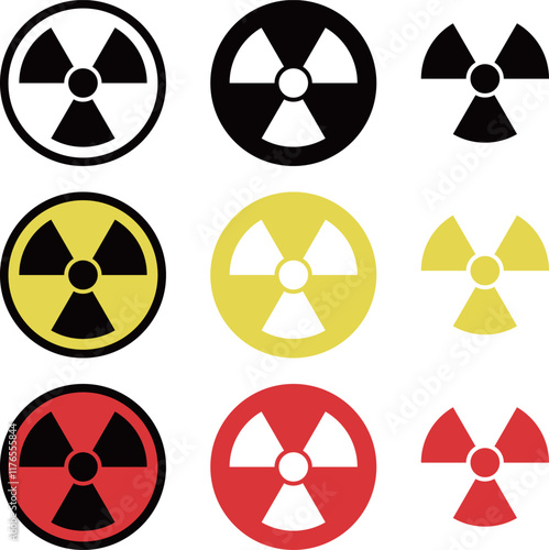 原子力マーク　セット