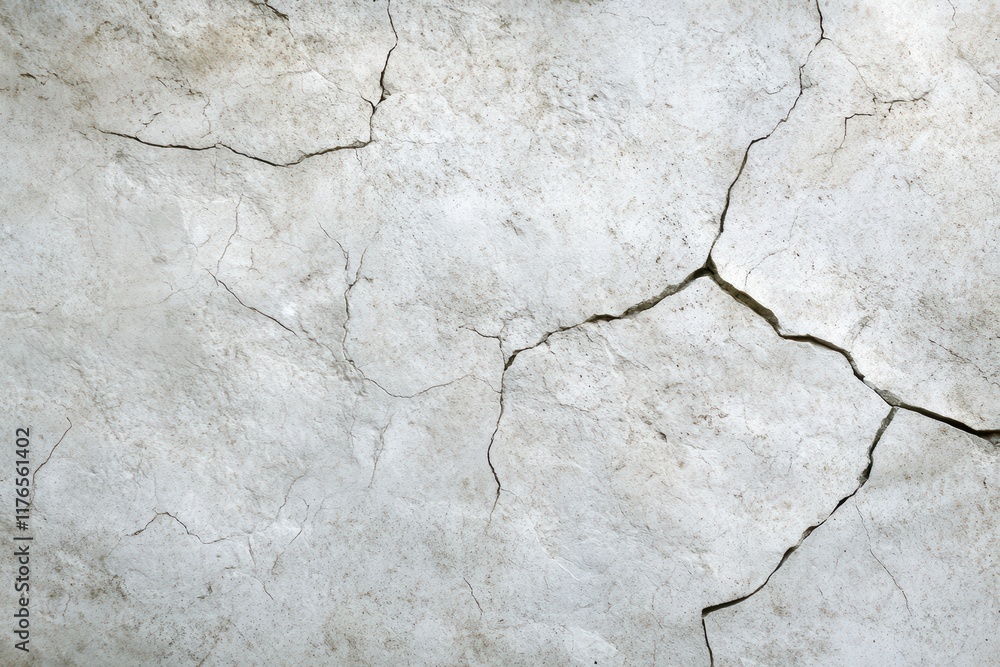Obraz premium Cracked Textured Surface with Natural Patterns and Light Tones