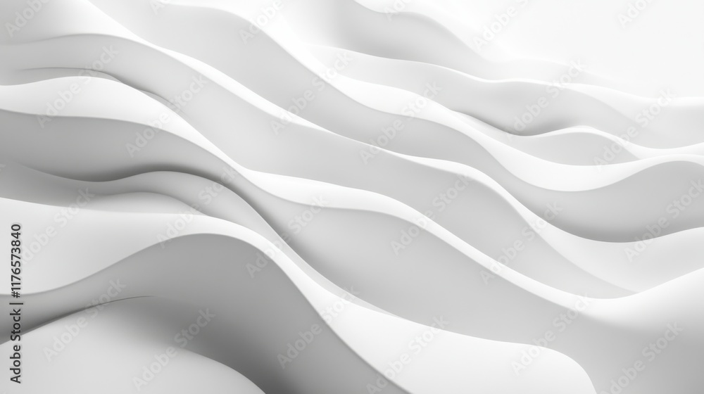 a white abstract background with wavy lines a white abstract background with wavy lines