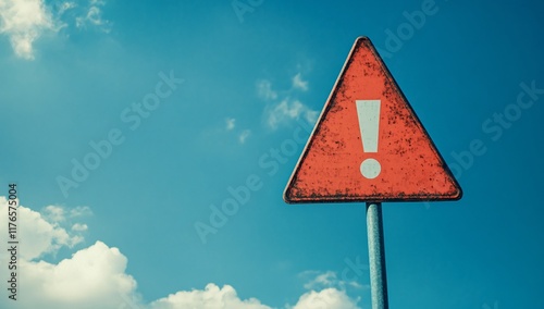 sign on sky background