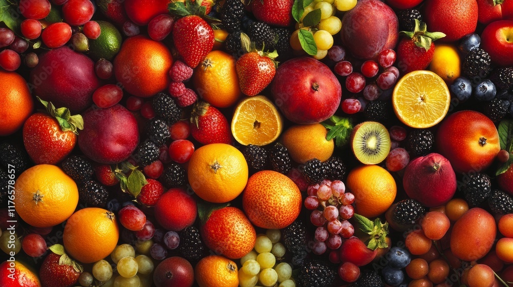 Seamless pattern of fruits Seamless pattern of fruits