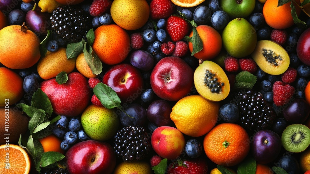 Seamless pattern of fruits Seamless pattern of fruits