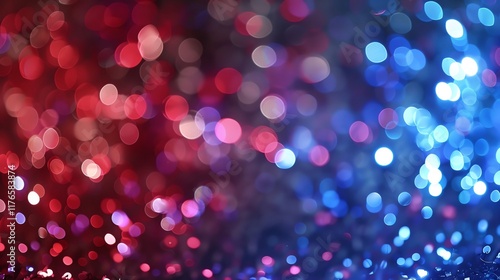 Patriotic Sparkle Lights Bright red photo