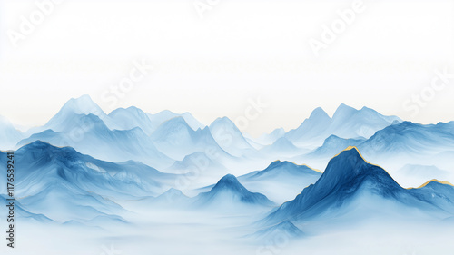 Wallpaper Mural mountains in the snow Torontodigital.ca