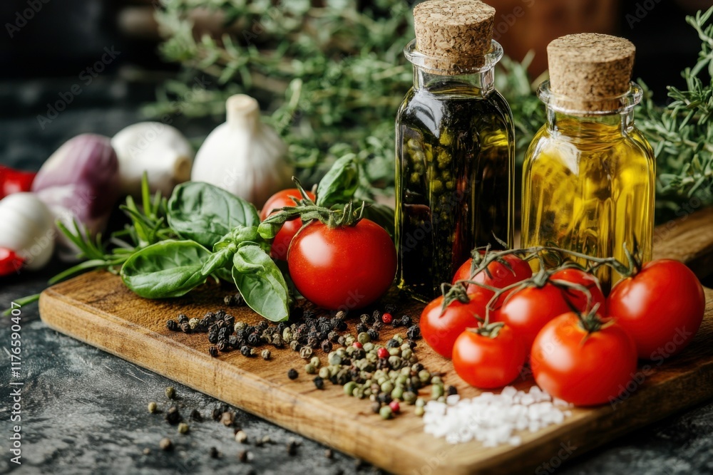 oil and vegetables oil and vegetables