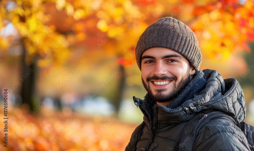 Bright autumn colors swirl in the air on a windy day, creating a vibrant and lively atmosphere. Bright autumn colors swirl in the air on a windy day, creating a vibrant and lively atmosphere.