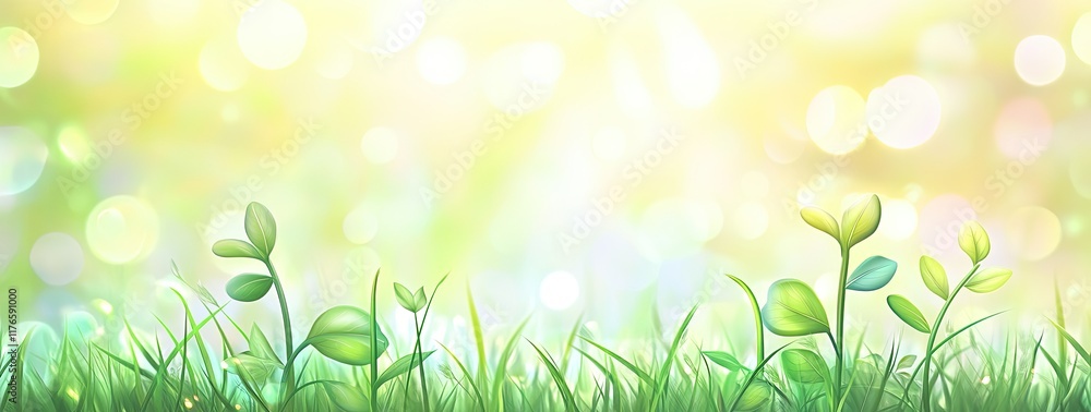 Fototapeta premium In the spring when the flowers are in full bloom,generated with AI.