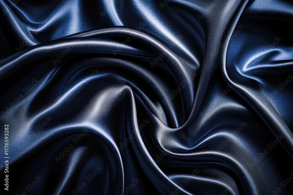 Black abstract background. Silk satin velvet fabric. Elegant luxury rich. Curtain drapery fold line wave flow. Black abstract background. Silk satin velvet fabric. Elegant luxury rich. Curtain drapery fold line wave flow.