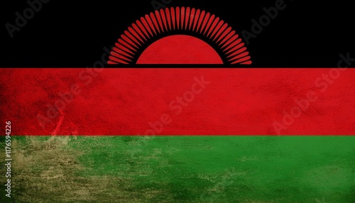 Free Download Old Vintage Malawi Flag - GFXLoad