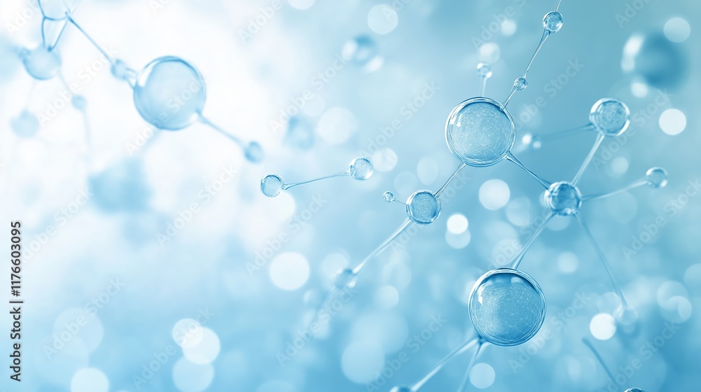 Abstract Light Blue Background. AI Generative Abstract Light Blue Background. AI Generative
