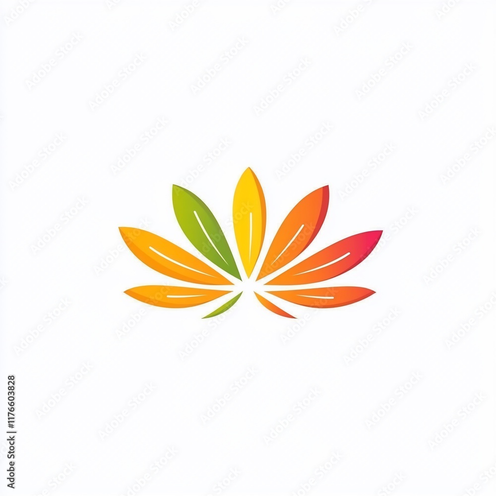 Colorful, stylized logo of a cannabis leaf, with gradient colors radiating outward from the center. Colorful, stylized logo of a cannabis leaf, with gradient colors radiating outward from the center.