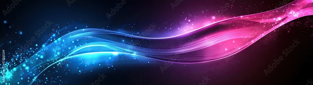 Obraz premium Abstract Purple Landscape