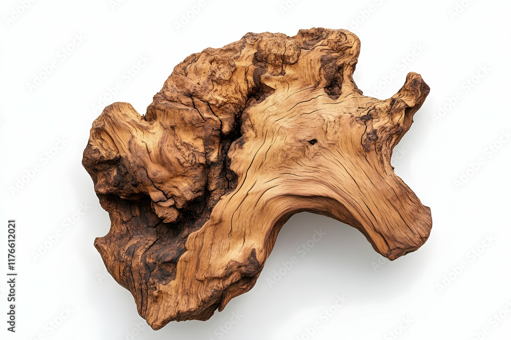 Driftwood Sculpture: A captivating close-up of a gnarled, weathered piece of driftwood, revealing its intricate grain patterns and unique shape. Driftwood Sculpture: A captivating close-up of a gnarled, weathered piece of driftwood, revealing its intricate grain patterns and unique shape.