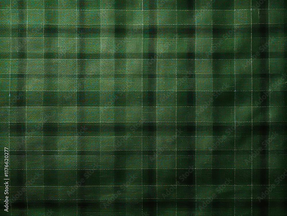 Fototapeta premium Eye catching green checkered