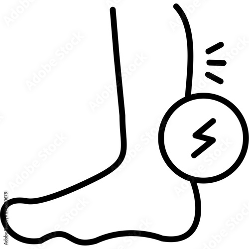 Calf Ache Icon