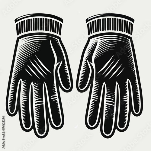 gloves vecctor