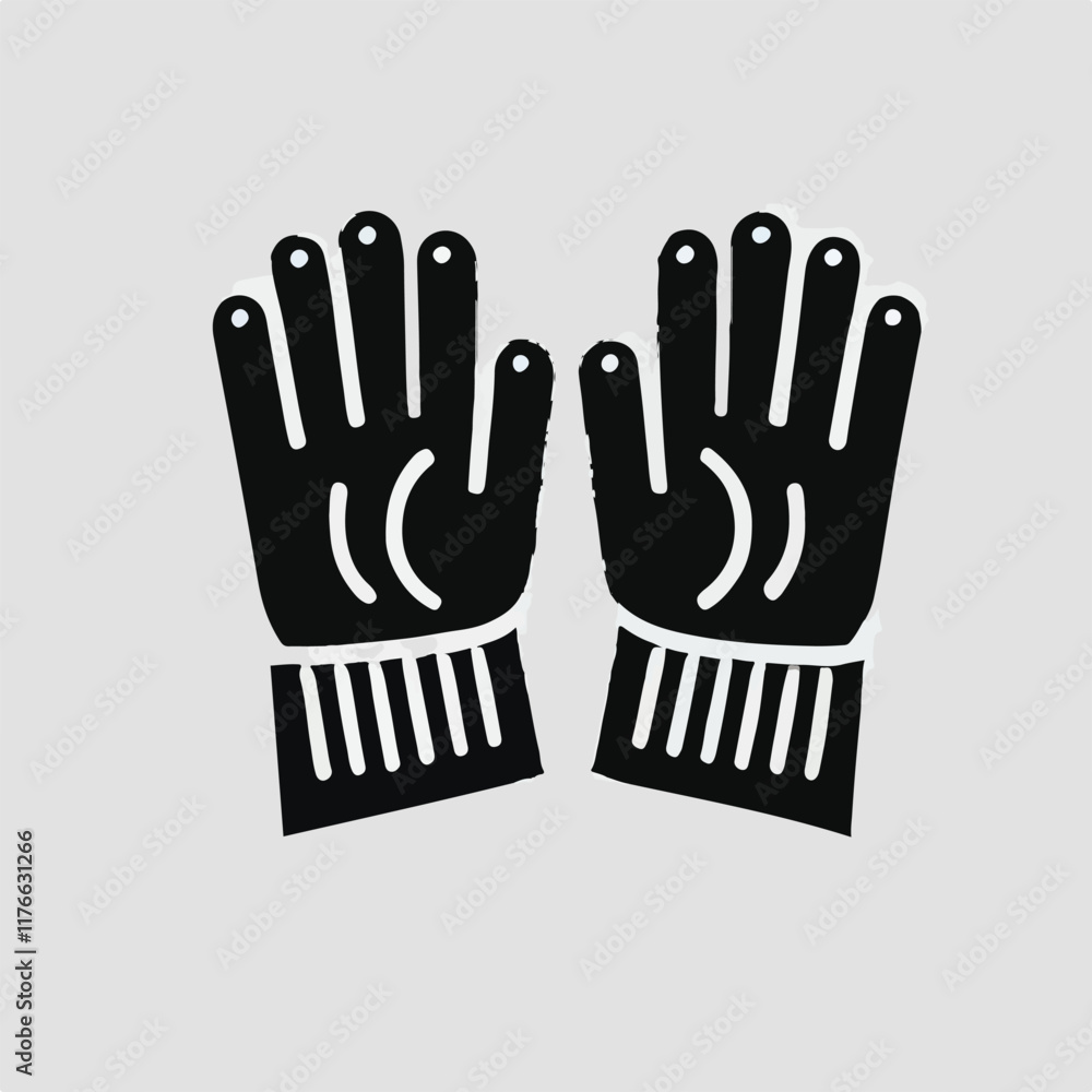 Obraz premium gloves vecctor