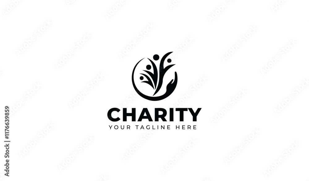 Social logos and charity for children, Education logo with love design, Donation logo Social logos and charity for children, Education logo with love design, Donation logo